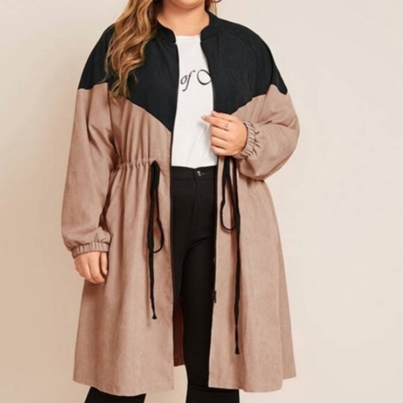 Two Tone Long Drawstring Waist - Picture 11 of 11